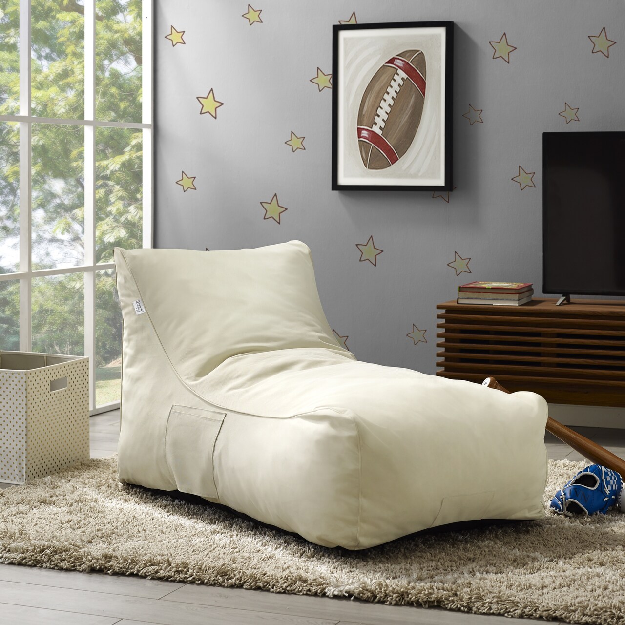 Resty Nylon Bean Bag Chair/ Foam Sofa/ Lounge Chair/ Sleeper Couch/ Memory Foam Sofa/ Floor Chair